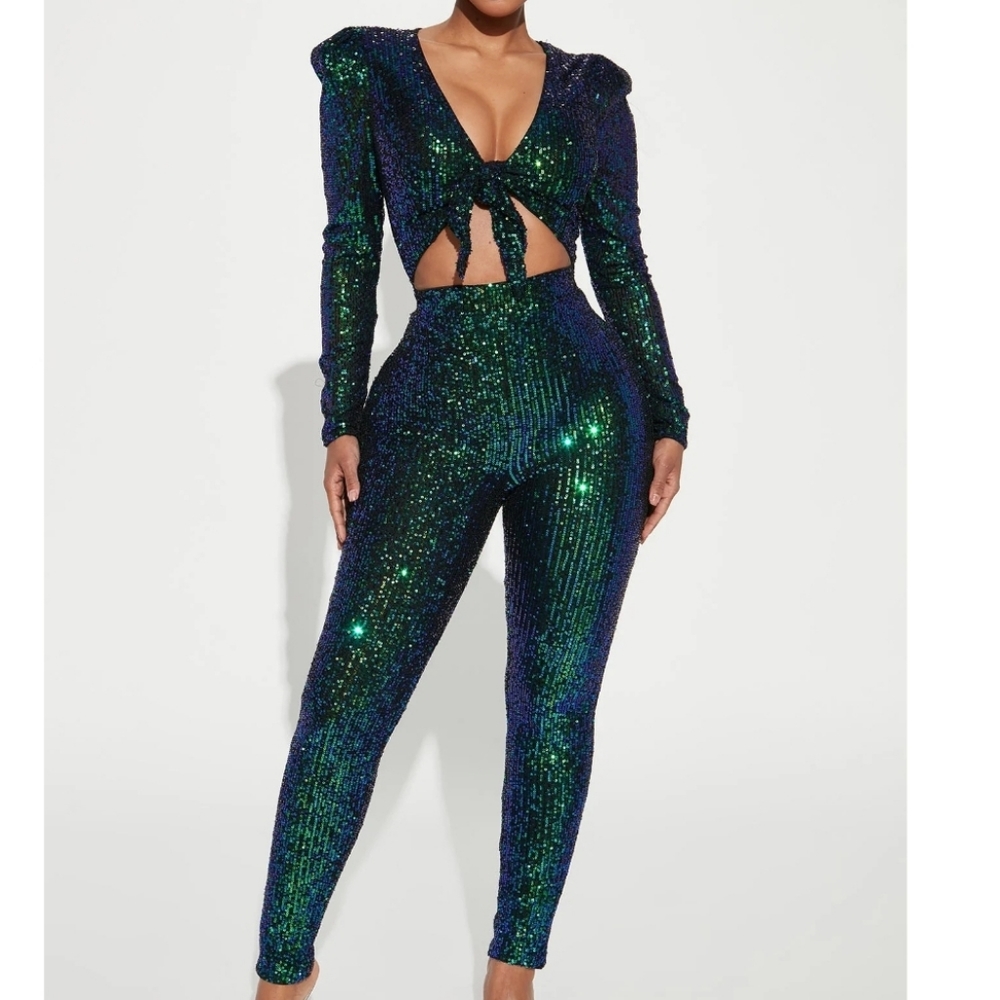 Sequin jumpsuit